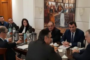 σύσκεψη με υπουργό εσωτερικών
