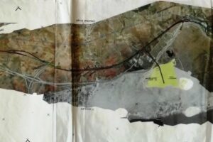 χάρτης σιδηροδρομικής γραμμής Σιάτιστα-Καστοριά