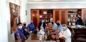 συνάντηση με μέλη της Ελληνικής Κωπηλατικής Ομοσπονδίας