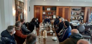 Συνάντηση του Περιφερειάρχη και της Αντιπεριφερειάρχη Καστοριάς με  τους Δασικούς Συνεταιρισμούς Καστοριάς.