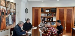 Συνάντηση με Οινοποιούς της Καστοριάς με στόχο την ανάδειξη του πολιτιστικού αποθέματος της Καστοριάς στο πλαίσιο διεθνών πρωτοβουλιών.