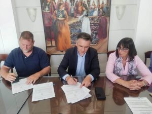 υπογραφή σύμβασης Συντήρηση Δρόμου Λιανοτόπι Σκάλα