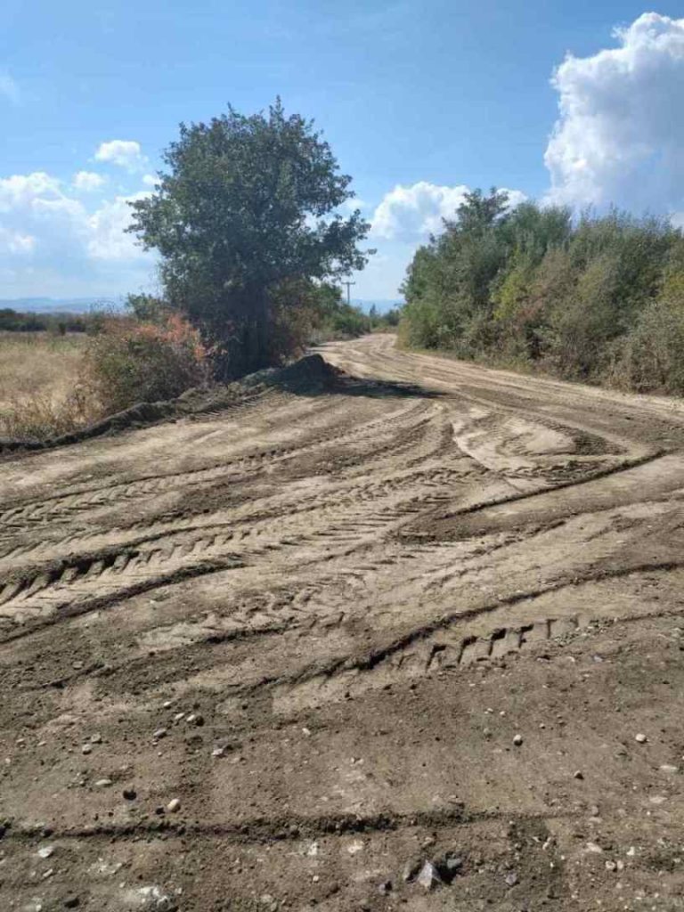 Διάνοιξη αγροτικής οδοποιίας στην περιοχή Κορομηλιάς