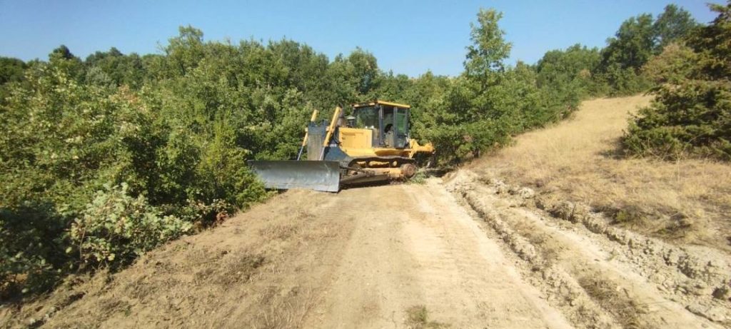 Διάνοιξη δασικής οδοποιίας στις περιοχές Άγιος Ηλίας – Ανθηρό