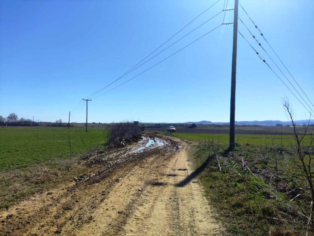 Βελτίωση αγροτικής οδοποιίας στην περιοχή Καλοχωρίου- Μεσοποταμίας- Αγ Κυριακής