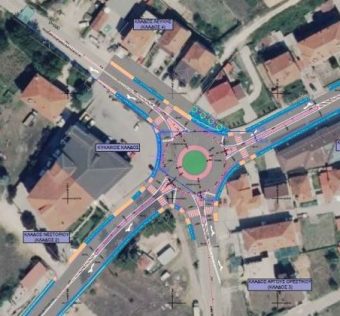 Κυκλικός Κόμβος Μανιάκων – Λεύκης