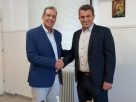 Αντιπεριφερειάρχη Καστοριάς στον νέο Διοικητή του Γενικού Νοσοκομείου.