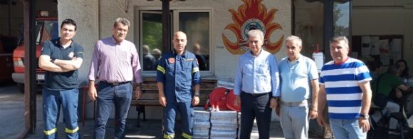 παράδοση σωλήνων Πυροσβεστική