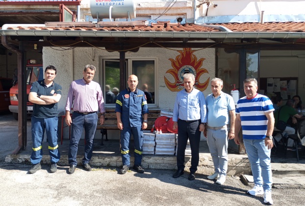 παράδοση σωλήνων Πυροσβεστική