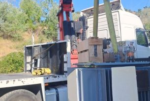 Νέος μετασχηματιστής 800kVA στο αντλιοστάσιο Κορομηλιάς