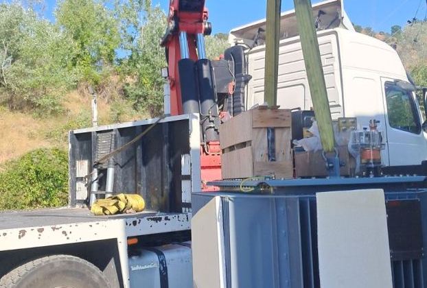 Νέος μετασχηματιστής 800kVA στο αντλιοστάσιο Κορομηλιάς