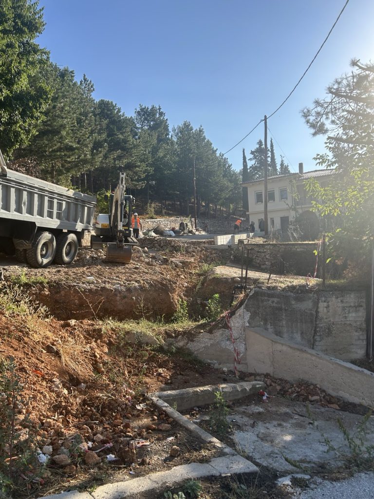 Αυτοψία του Αντιπεριφερειάρχη Δ. Σαββόπουλου στις εργασίες αναβάθμισης του Γηροκομείου Καστοριάς