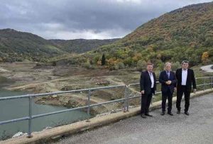 Επίσκεψη του Περιφερειάρχη Δυτικής Μακεδονίας Γιώργου Αμανατίδη, στο Φράγμα του Βράχου