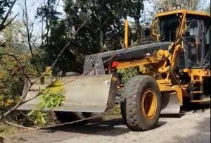 Κοπή κλαδιών και διαμόρφωση τάφρων στο οδικό δίκτυο από την Π.Ε. Καστοριάς