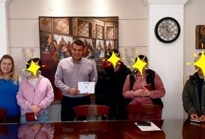 Επίσκεψη παιδιών από το ΚΔΗΦ Καστοριάς «Ευημερία» στον Αντιπεριφερειάρχη Καστοριάς