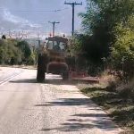 Κοπή χόρτων στον δρόμο Μανιάκι – Άργος Ορεστικό