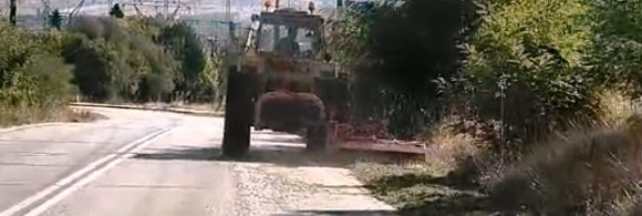 Κοπή χόρτων στον δρόμο Μανιάκι – Άργος Ορεστικό