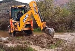 Καθαρισμός ερείσματος στην περιοχή της Κλεισούρας