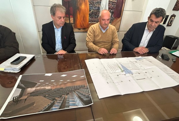 Υπογραφή Σύμβασης για την Αίθουσα πολλαπλών χρήσεων της Π.Ε. Καστοριάς, προϋπ. 1.200.000 €.