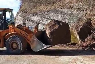 Άρση Καταπτώσεων στο Οδικό Δίκτυο της Π.Ε. Καστοριάς από το Αμαξοστάσιο της ΠΕ Καστοριάς