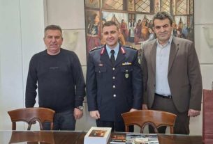 επίσκεψη του νέου Γενικού Περιφερειακού Αστυνομικού Διευθυντή