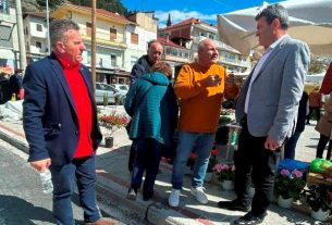 Πασχαλινές ευχές σε Γηροκομείο, ΚΑΠΗ και Λαϊκές Αγορές