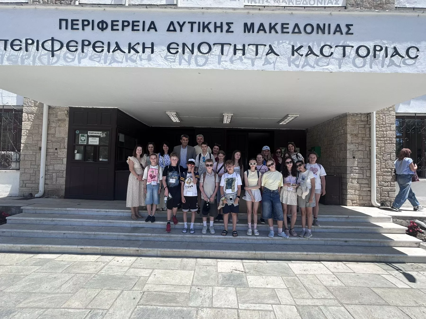 Υποδοχή Πολωνών μαθητών από τον Αντιπεριφερειάρχη Καστοριάς