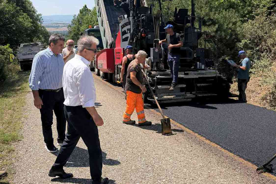 Ασφαλτόστρωση Αγ.Κυριακή-Ιεροπηγή