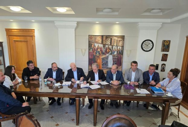 Υπ. Σύμβασης: Κατασκευή υδροληψίας κατάντη της συμβολής των υδατορεμάτων “Λασπόρεμα” και “Λάγκας – Βράχου” για την ενίσχυση του φράγματος και αρδευτικού Βράχου Ν. Καστοριάς.